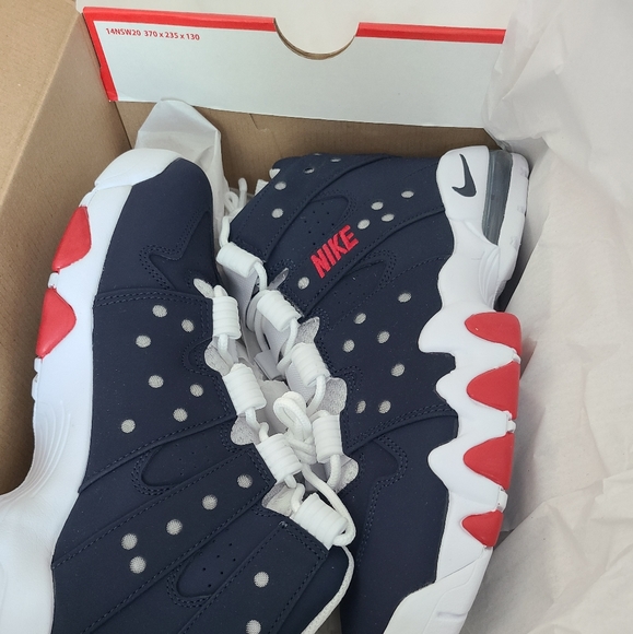 Air Max 2 Charles Barkley 94 NEW in Box Nike MEN obsidian red blue white - Picture 8 of 8